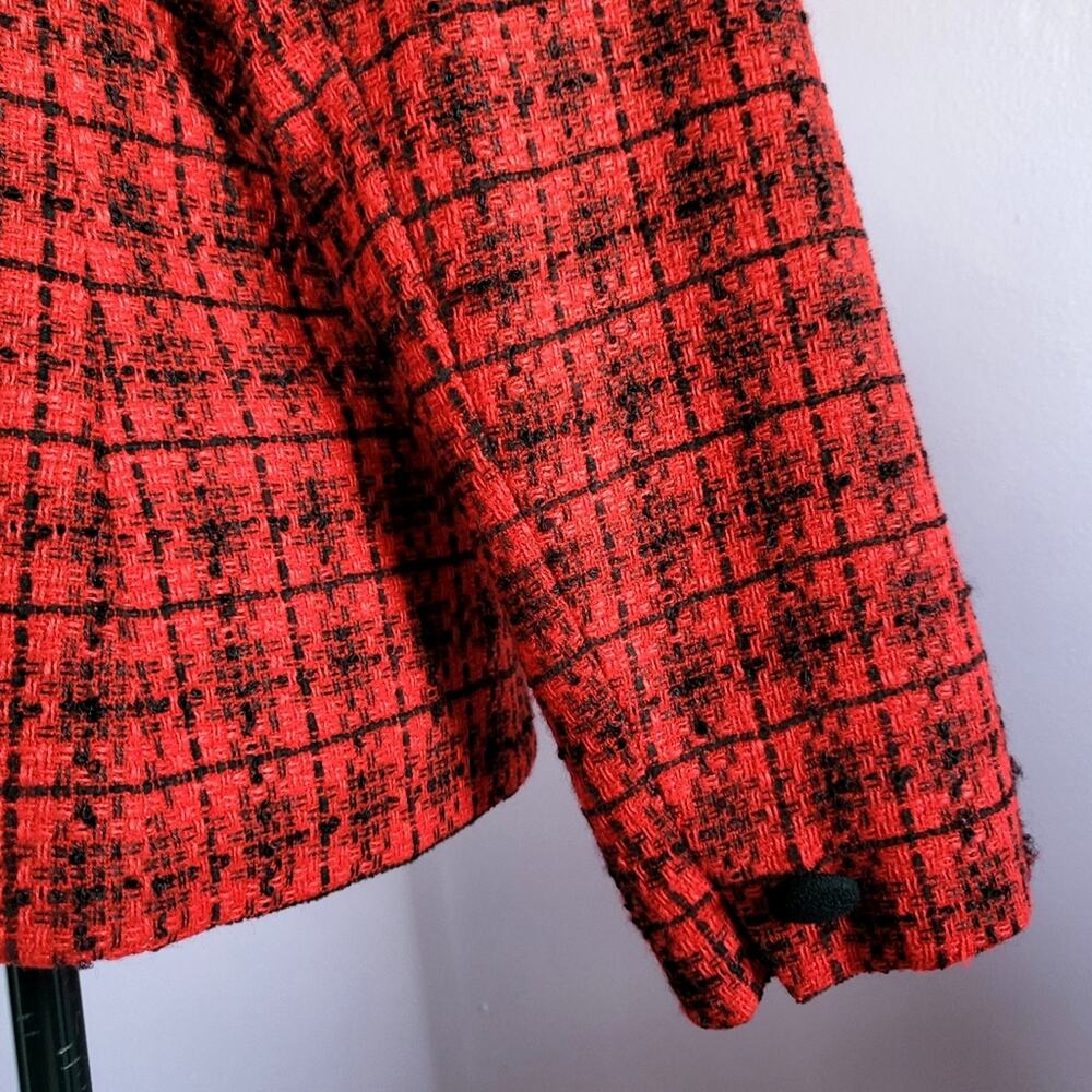 Vintage Saville Suit Petite Tweed Wool Blend Blazer & Adaptations Velvet Skirt - Picture 6 of 13